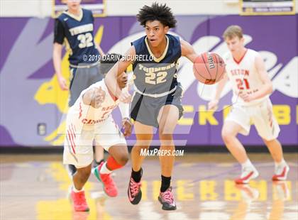 Thumbnail 3 in Desert Vista vs. Seton Catholic (Fear the Hop Tournament) photogallery.