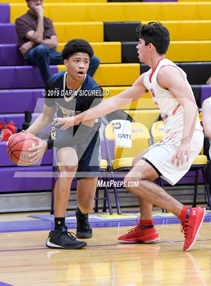 Thumbnail 3 in Desert Vista vs. Seton Catholic (Fear the Hop Tournament) photogallery.