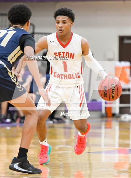 Thumbnail 3 in Desert Vista vs. Seton Catholic (Fear the Hop Tournament) photogallery.