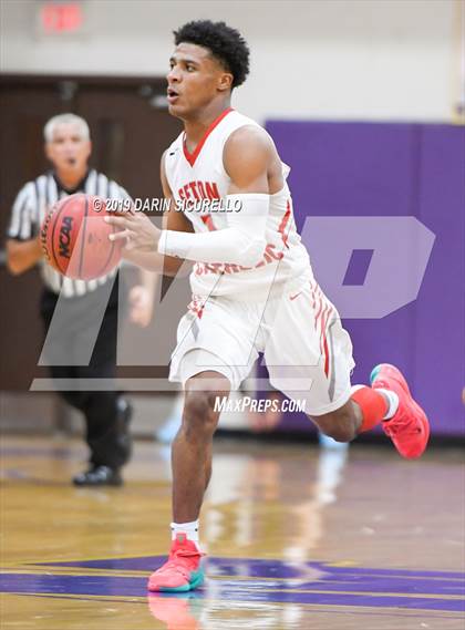 Thumbnail 1 in Desert Vista vs. Seton Catholic (Fear the Hop Tournament) photogallery.
