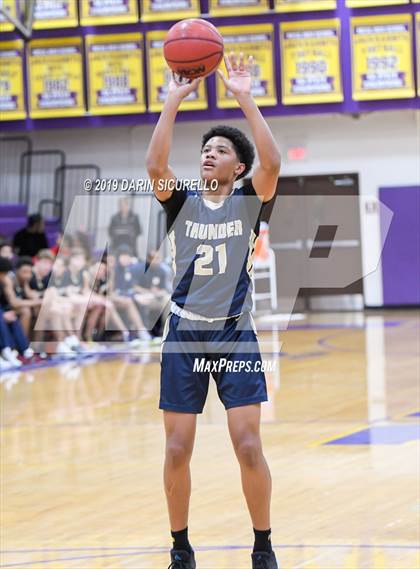 Thumbnail 3 in Desert Vista vs. Seton Catholic (Fear the Hop Tournament) photogallery.