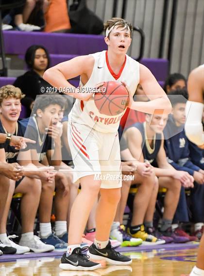 Thumbnail 2 in Desert Vista vs. Seton Catholic (Fear the Hop Tournament) photogallery.