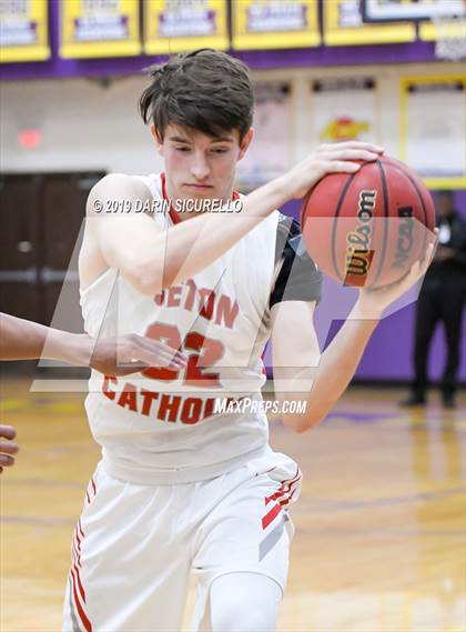 Thumbnail 2 in Desert Vista vs. Seton Catholic (Fear the Hop Tournament) photogallery.