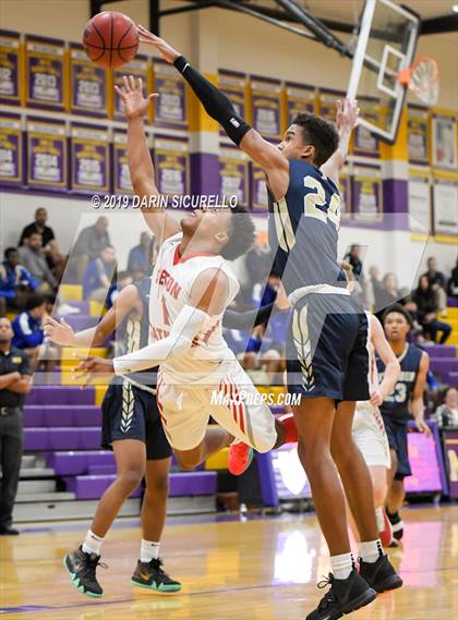 Thumbnail 3 in Desert Vista vs. Seton Catholic (Fear the Hop Tournament) photogallery.