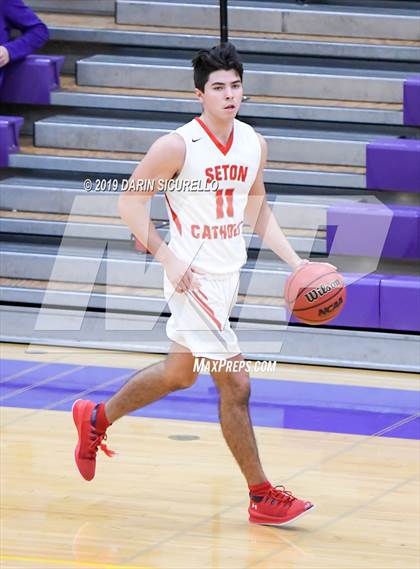 Thumbnail 3 in Desert Vista vs. Seton Catholic (Fear the Hop Tournament) photogallery.