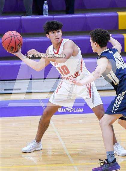 Thumbnail 1 in Desert Vista vs. Seton Catholic (Fear the Hop Tournament) photogallery.