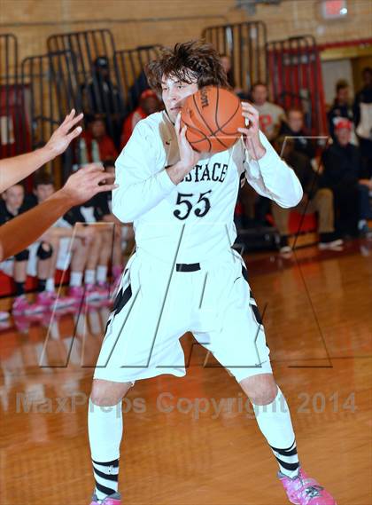 Thumbnail 2 in Gloucester Catholic vs. Bishop Eustace Prep (Claude Kennard MLK Classic) photogallery.