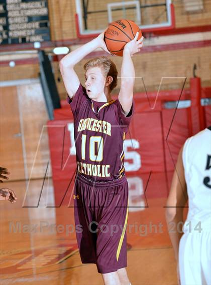 Thumbnail 3 in Gloucester Catholic vs. Bishop Eustace Prep (Claude Kennard MLK Classic) photogallery.