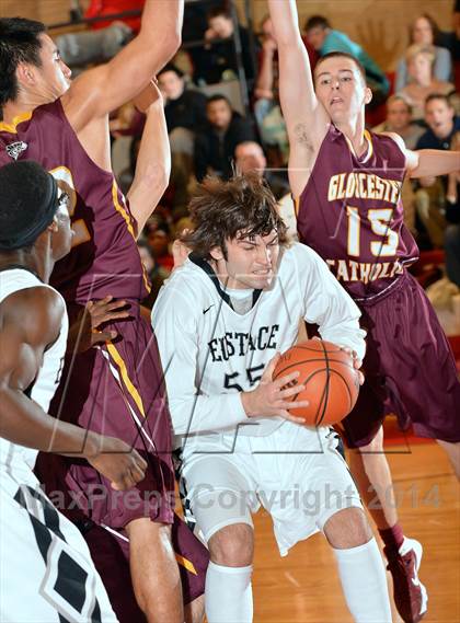 Thumbnail 2 in Gloucester Catholic vs. Bishop Eustace Prep (Claude Kennard MLK Classic) photogallery.