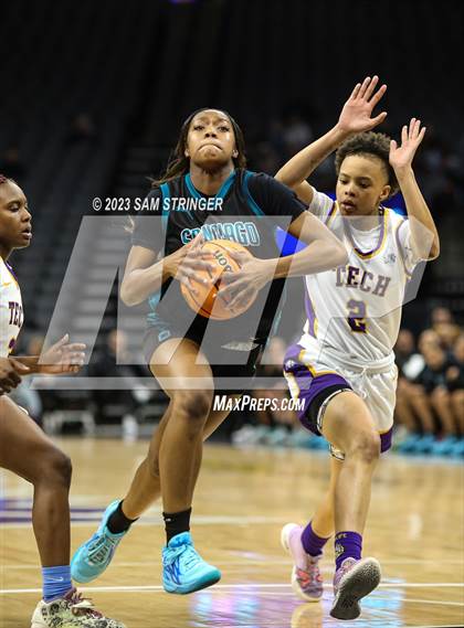 Thumbnail 3 in Santiago @ Oakland Tech (CIF Divison 1 Final) photogallery.