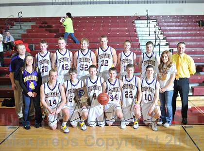 Thumbnail 2 in Clayton vs Drummond (WIAA D5 Sectional Final) photogallery.
