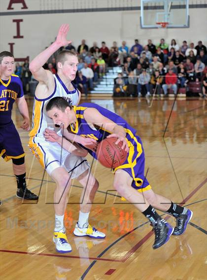 Thumbnail 1 in Clayton vs Drummond (WIAA D5 Sectional Final) photogallery.