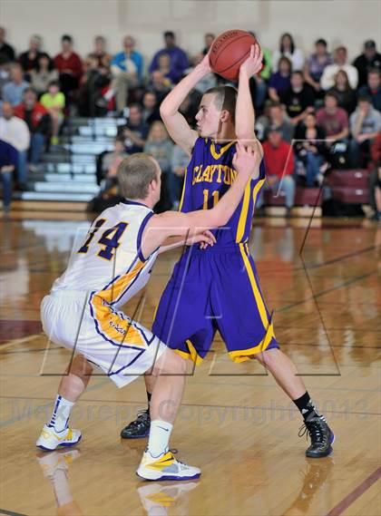 Thumbnail 3 in Clayton vs Drummond (WIAA D5 Sectional Final) photogallery.