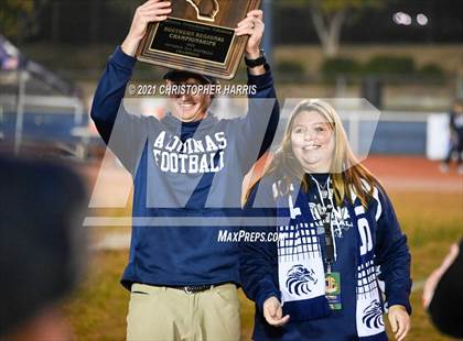 Thumbnail 1 in Newport Harbor @ Aquinas (CIF DIV 3-AA Regional Final) photogallery.