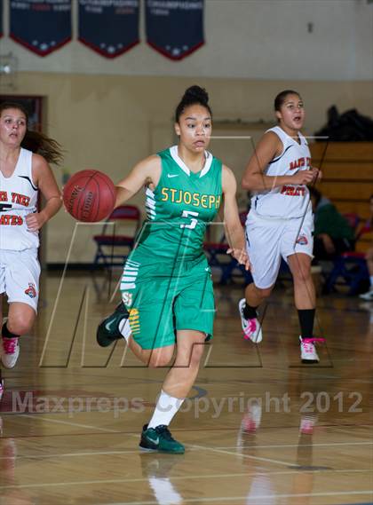 Thumbnail 1 in Santa Ynez vs St. Joseph (Gold Coast Tournament) photogallery.
