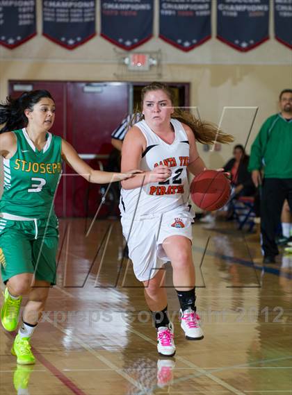 Thumbnail 2 in Santa Ynez vs St. Joseph (Gold Coast Tournament) photogallery.