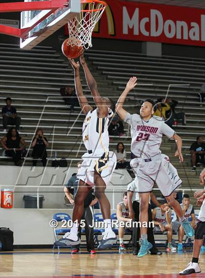 Thumbnail 2 in Plano East vs. Dawson (McDonald's Texas Invitational) photogallery.