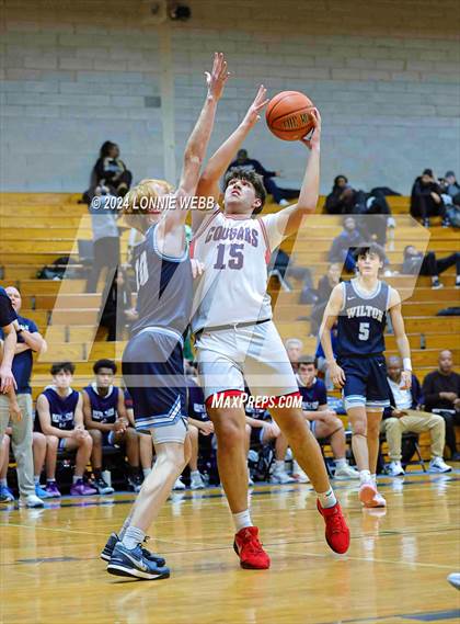 Thumbnail 1 in St. John The Baptist vs Wilton (New York Holiday Invitational) photogallery.