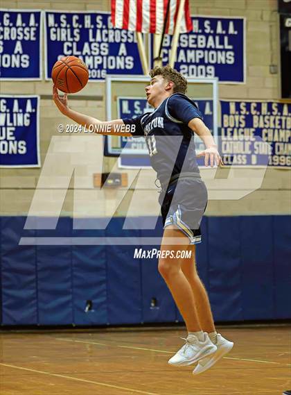 Thumbnail 1 in St. John The Baptist vs Wilton (New York Holiday Invitational) photogallery.