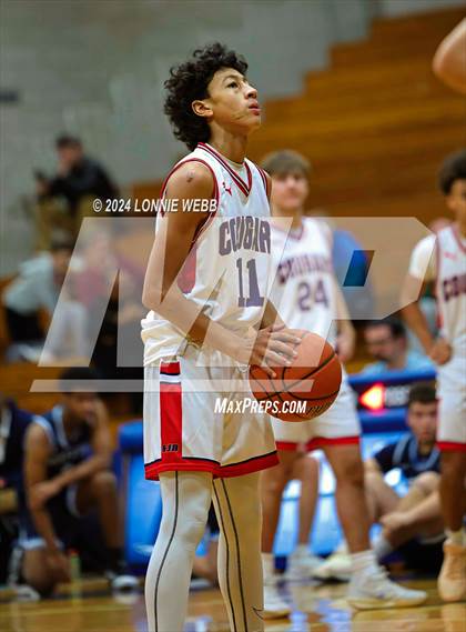 Thumbnail 3 in St. John The Baptist vs Wilton (New York Holiday Invitational) photogallery.