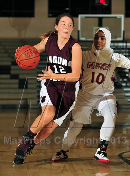 Thumbnail 2 in Downey vs. Laguna Beach (MaxPreps Holiday Classic) photogallery.