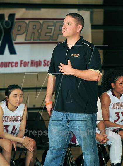 Thumbnail 3 in Downey vs. Laguna Beach (MaxPreps Holiday Classic) photogallery.
