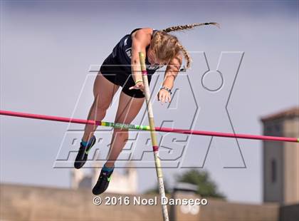 Thumbnail 3 in CIF NCS Masters Track and Field Championships (Girls Pole Vault) photogallery.