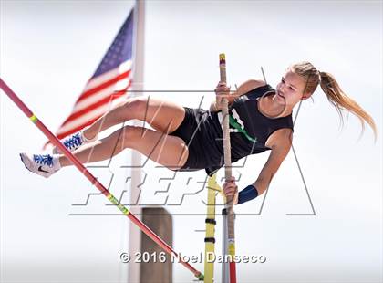Thumbnail 2 in CIF NCS Masters Track and Field Championships (Girls Pole Vault) photogallery.
