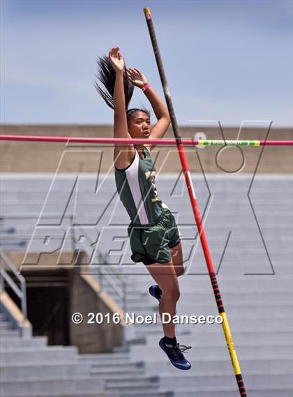Thumbnail 2 in CIF NCS Masters Track and Field Championships (Girls Pole Vault) photogallery.