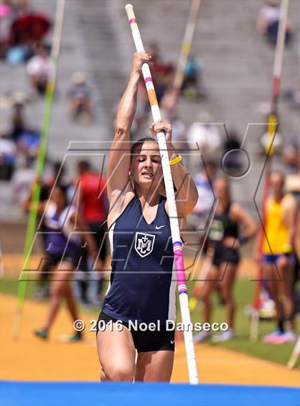 Thumbnail 2 in CIF NCS Masters Track and Field Championships (Girls Pole Vault) photogallery.