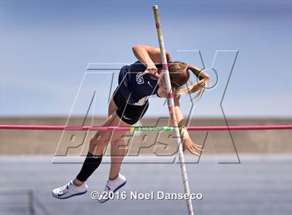 Thumbnail 1 in CIF NCS Masters Track and Field Championships (Girls Pole Vault) photogallery.