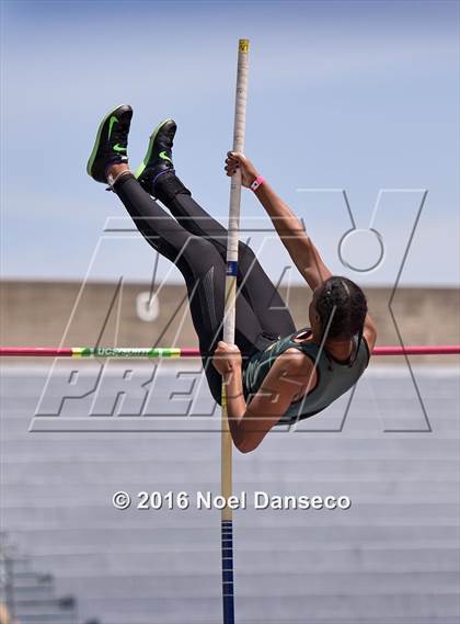 Thumbnail 2 in CIF NCS Masters Track and Field Championships (Girls Pole Vault) photogallery.