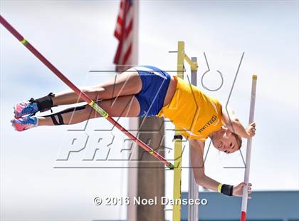Thumbnail 3 in CIF NCS Masters Track and Field Championships (Girls Pole Vault) photogallery.