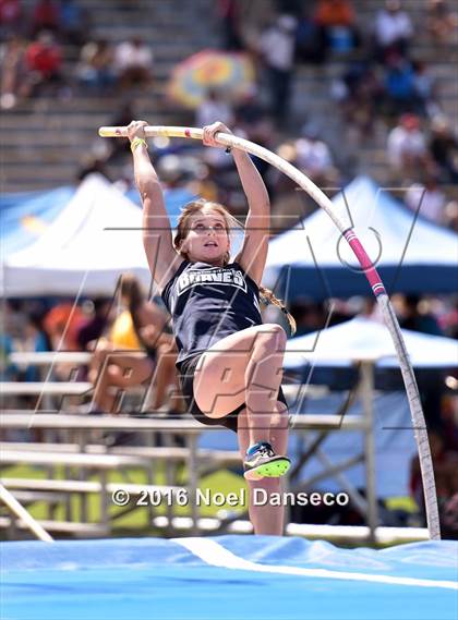 Thumbnail 2 in CIF NCS Masters Track and Field Championships (Girls Pole Vault) photogallery.
