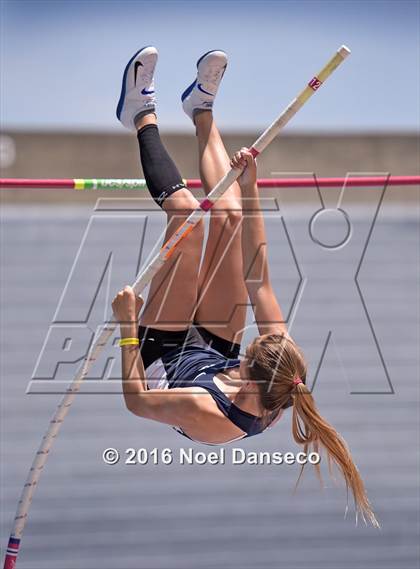 Thumbnail 1 in CIF NCS Masters Track and Field Championships (Girls Pole Vault) photogallery.