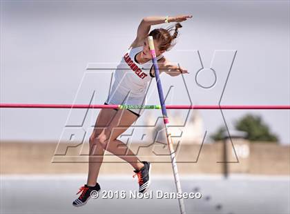 Thumbnail 3 in CIF NCS Masters Track and Field Championships (Girls Pole Vault) photogallery.