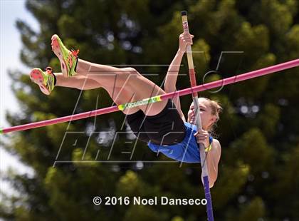 Thumbnail 1 in CIF NCS Masters Track and Field Championships (Girls Pole Vault) photogallery.