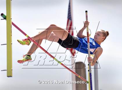 Thumbnail 1 in CIF NCS Masters Track and Field Championships (Girls Pole Vault) photogallery.