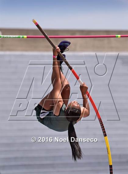 Thumbnail 3 in CIF NCS Masters Track and Field Championships (Girls Pole Vault) photogallery.