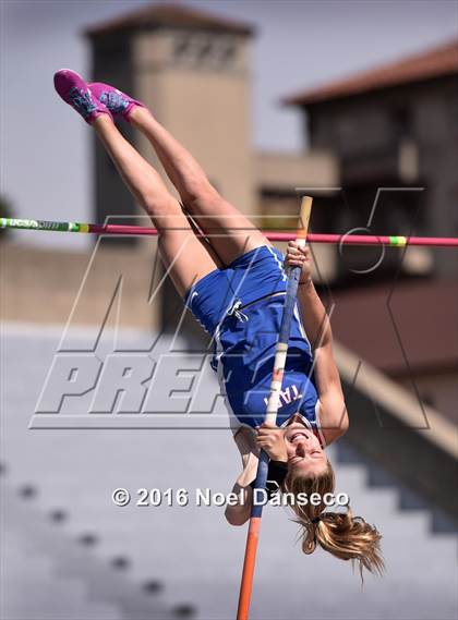 Thumbnail 1 in CIF NCS Masters Track and Field Championships (Girls Pole Vault) photogallery.