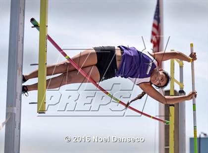 Thumbnail 3 in CIF NCS Masters Track and Field Championships (Girls Pole Vault) photogallery.