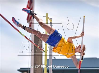 Thumbnail 2 in CIF NCS Masters Track and Field Championships (Girls Pole Vault) photogallery.