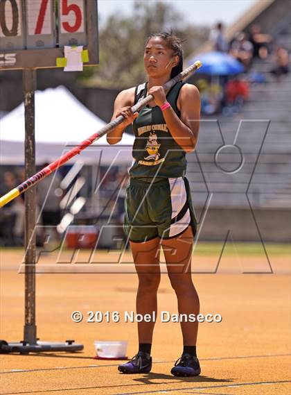 Thumbnail 2 in CIF NCS Masters Track and Field Championships (Girls Pole Vault) photogallery.