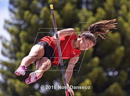 Thumbnail 3 in CIF NCS Masters Track and Field Championships (Girls Pole Vault) photogallery.