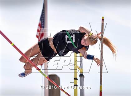 Thumbnail 3 in CIF NCS Masters Track and Field Championships (Girls Pole Vault) photogallery.