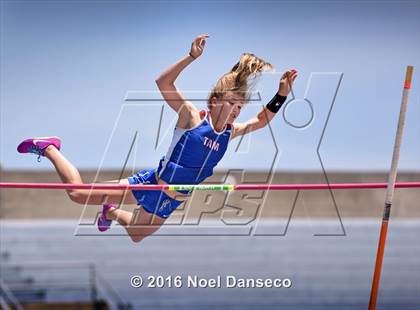 Thumbnail 2 in CIF NCS Masters Track and Field Championships (Girls Pole Vault) photogallery.