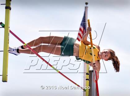 Thumbnail 3 in CIF NCS Masters Track and Field Championships (Girls Pole Vault) photogallery.