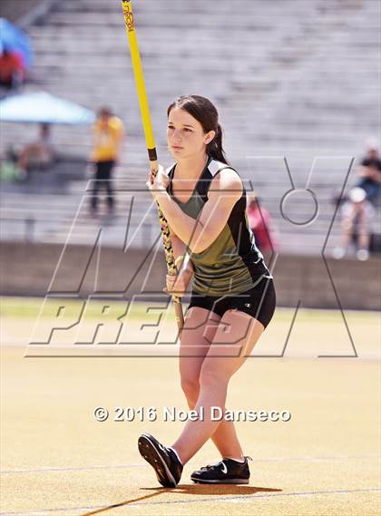 Thumbnail 2 in CIF NCS Masters Track and Field Championships (Girls Pole Vault) photogallery.