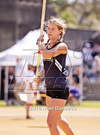 Thumbnail 1 in CIF NCS Masters Track and Field Championships (Girls Pole Vault) photogallery.