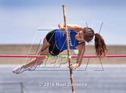 Thumbnail 3 in CIF NCS Masters Track and Field Championships (Girls Pole Vault) photogallery.
